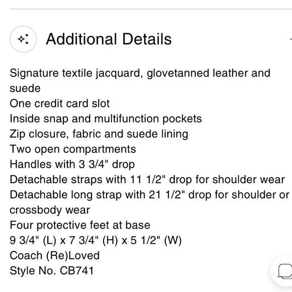 Coach Signature Rogue 25 Jacquard Textile Leather Purse Satchel Tote NWOT - Picture 13 of 13